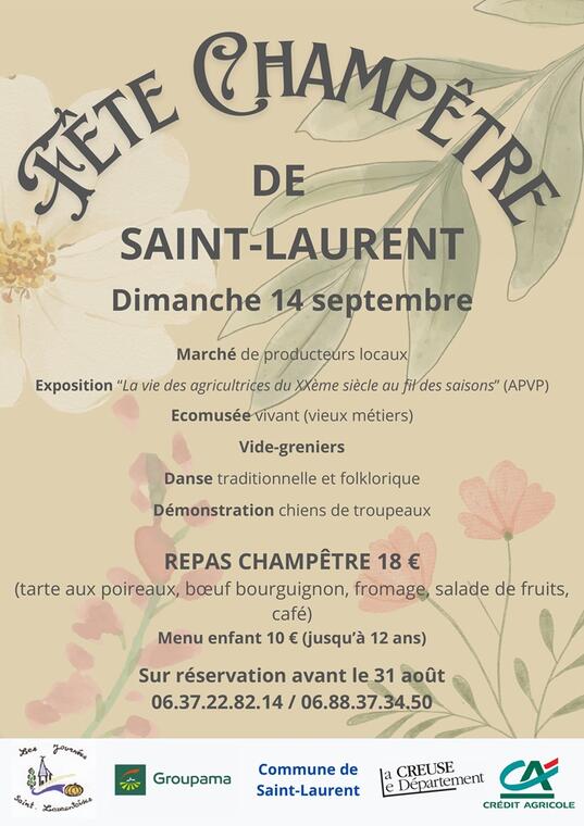 Fete champetre St Laurent