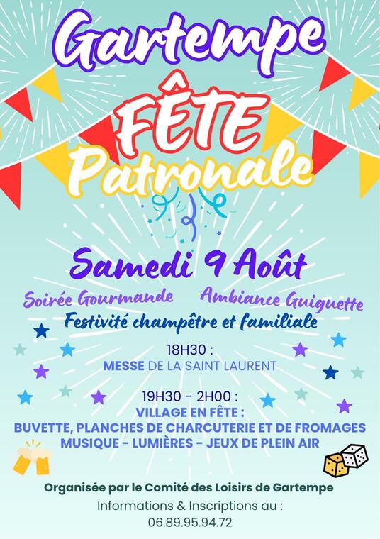 Fete patronale Gartempe