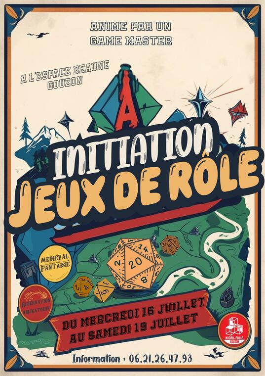 Iniation aux Jeux de rôle