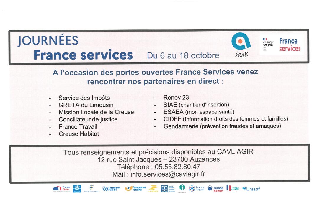 Journées France Services
