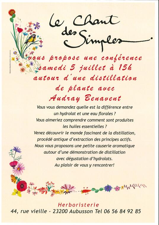 Le jardin des simples 5 juillet