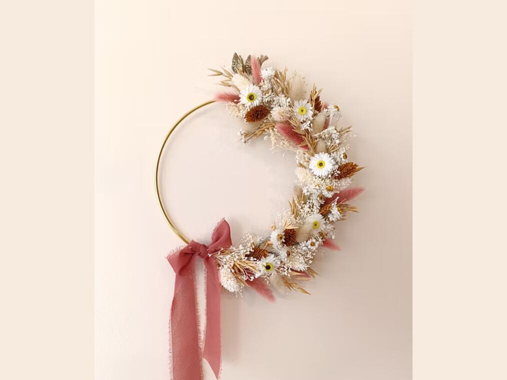 Demi-Couronne fleurie