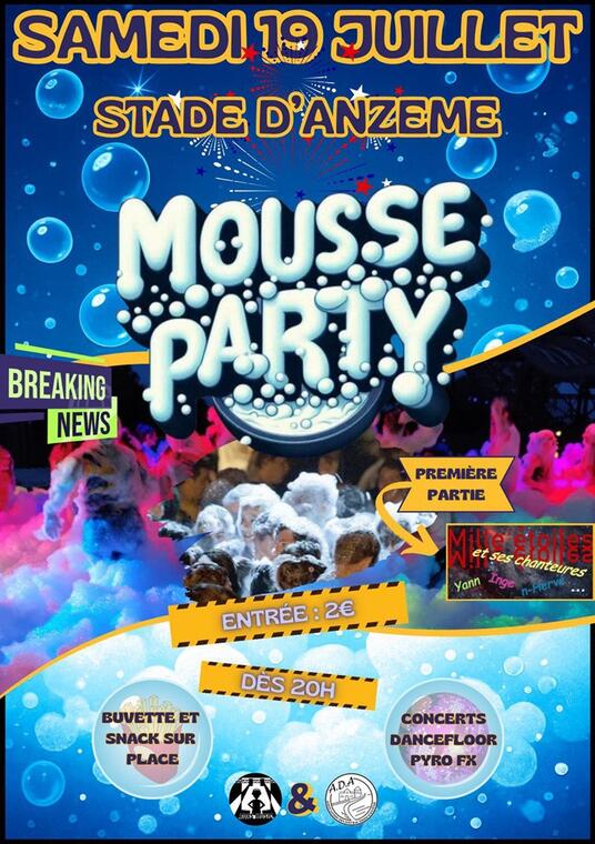 Mousse party Anzême