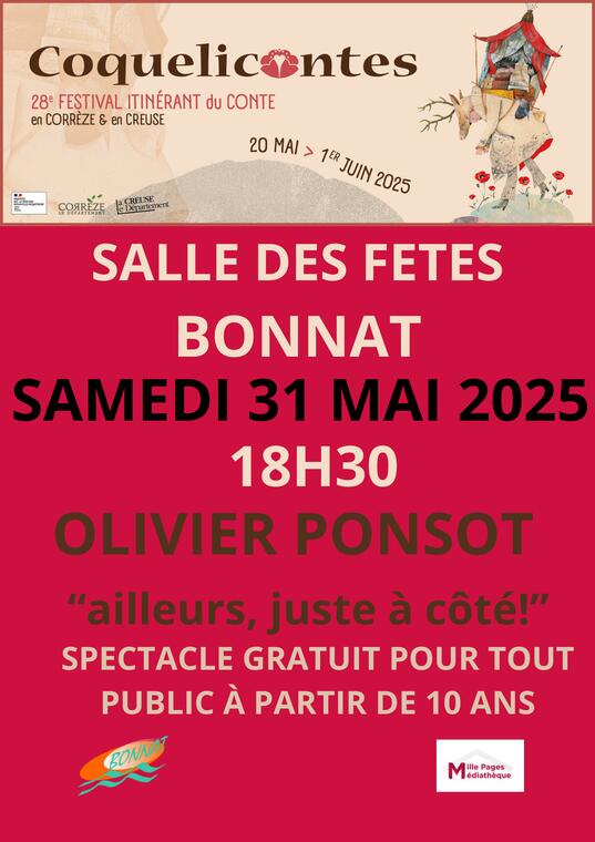 OLIVIER PONSOT, coquelicontes 2025 - 1