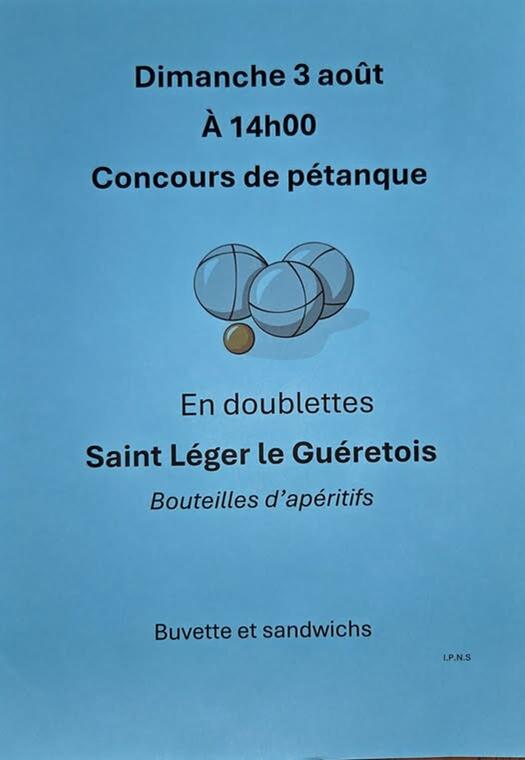 Petanque St Léger