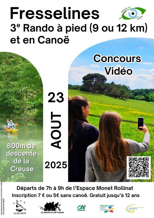 Randonnée pédestre avec traversée de la creuse en Canoé - 1
