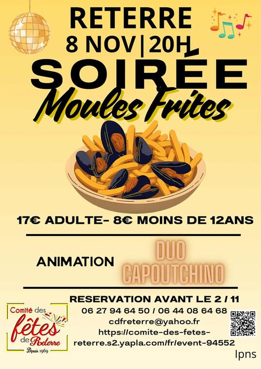 Soirée moules -frites