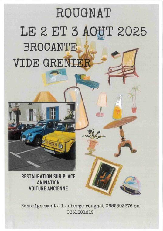 Vide grenier brocante la bonne auberge
