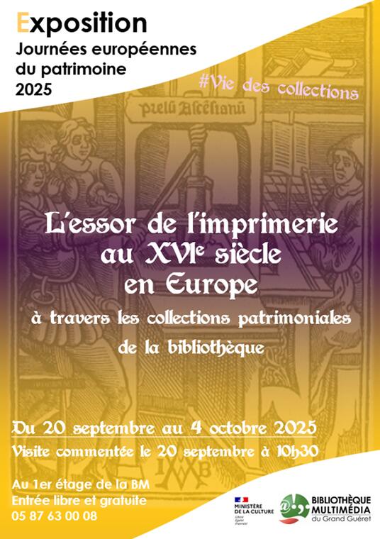 Exposition : l'Essor de l'imprimerie