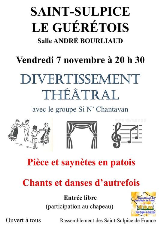 Divertissement théâtral