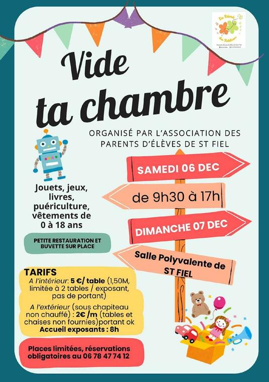 Vide ta chambre