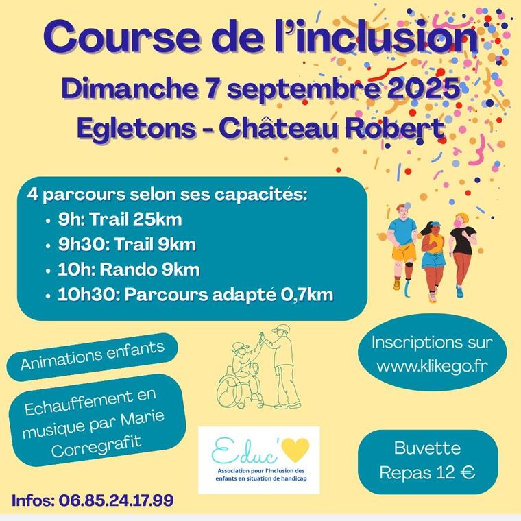 course de l'inclusion