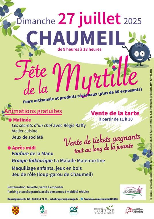 fête de la myrtille