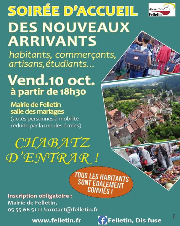 soirée des nouveaux arrivants