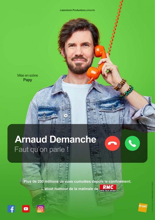 Affiche Arnaud Demanche