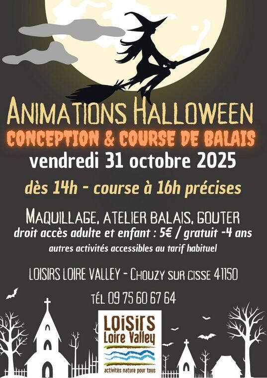 affiche course de balais