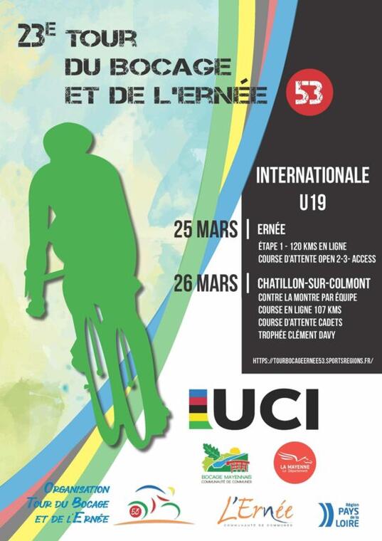 tour du bocage et de l'ernée affiche 2023