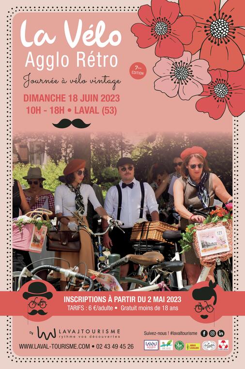 AFFICHE VELO AGGLO RETRO 2023