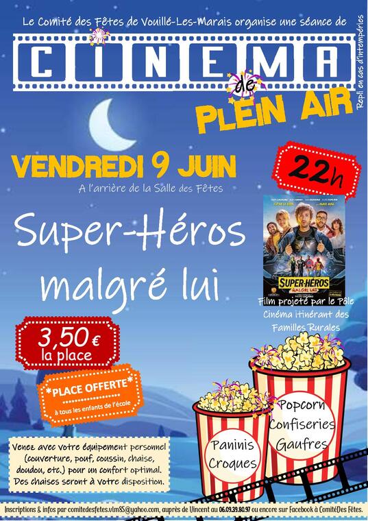 Cinema de plein-air vouille-les-marais