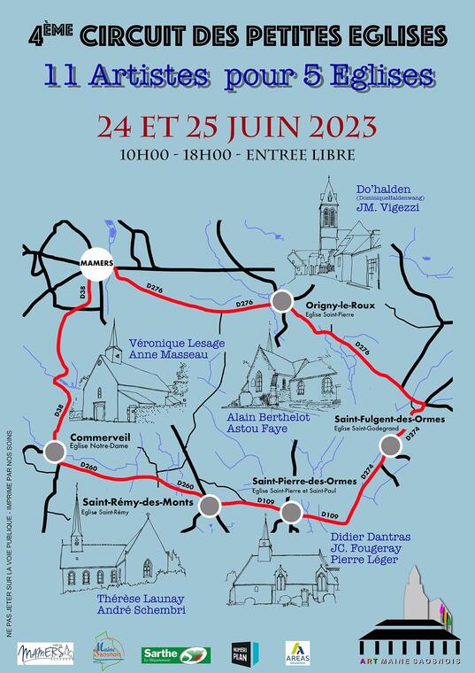 Circuit petites églises 2023