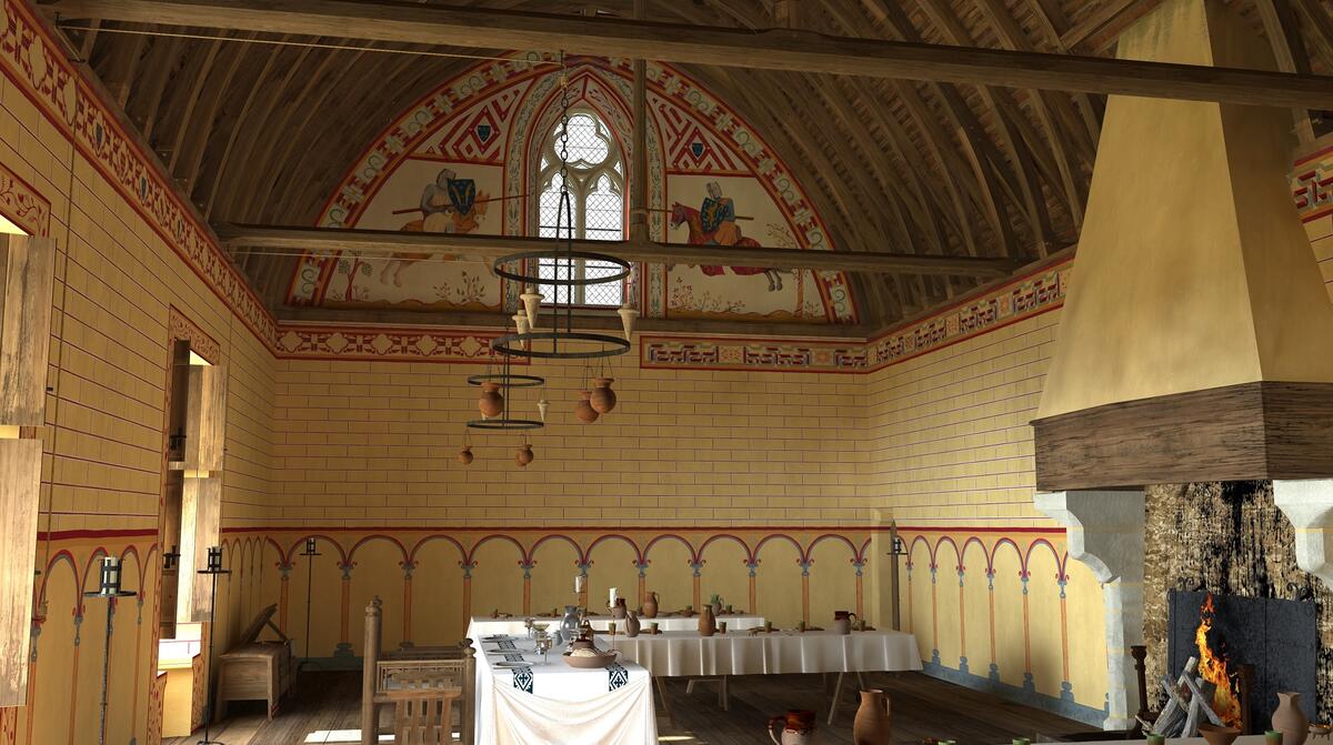 Restitution 3D de la salle des plaids