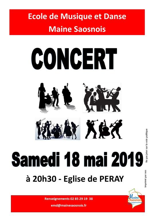 affiche concert peray  2019