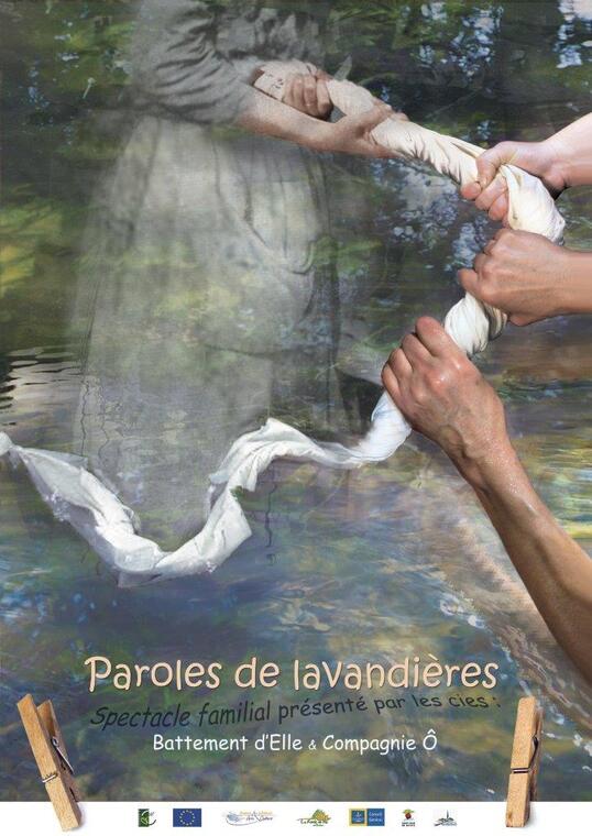 affiche renc'art - paroles de lavandières