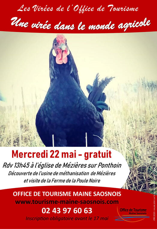 affiche une virée dans le monde agricole