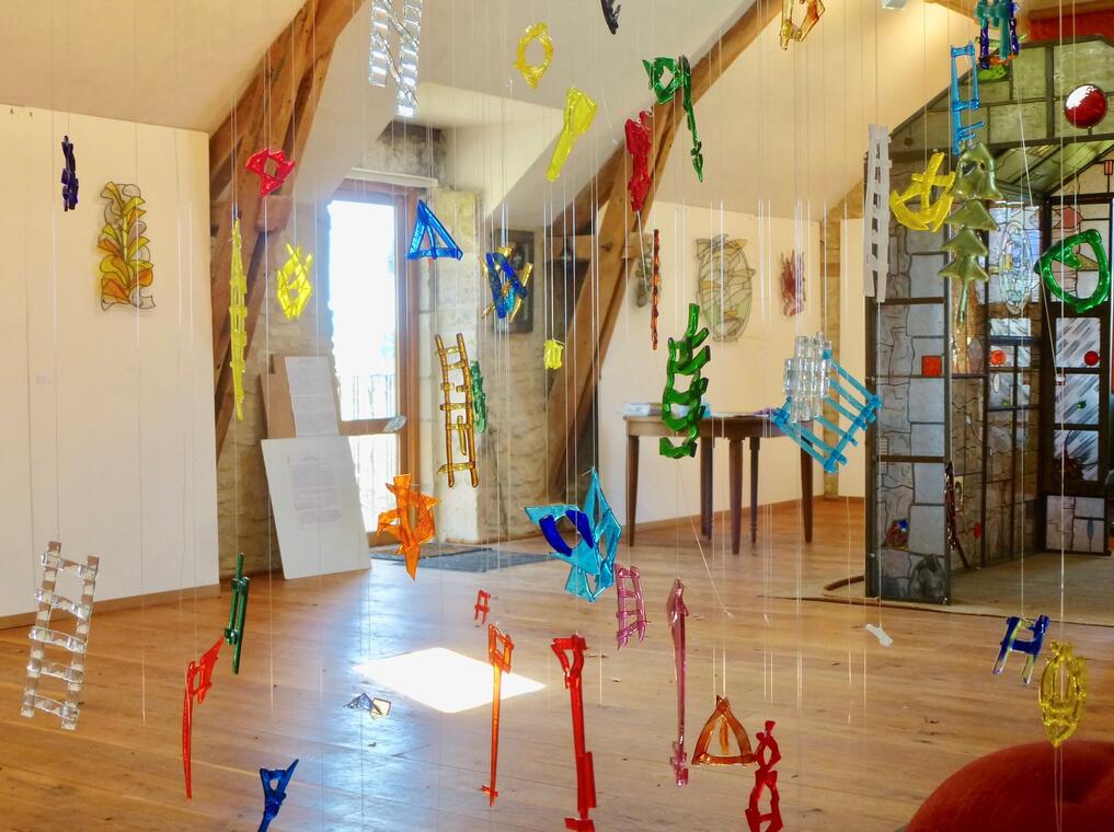 vitrail art contemporain-leo amery