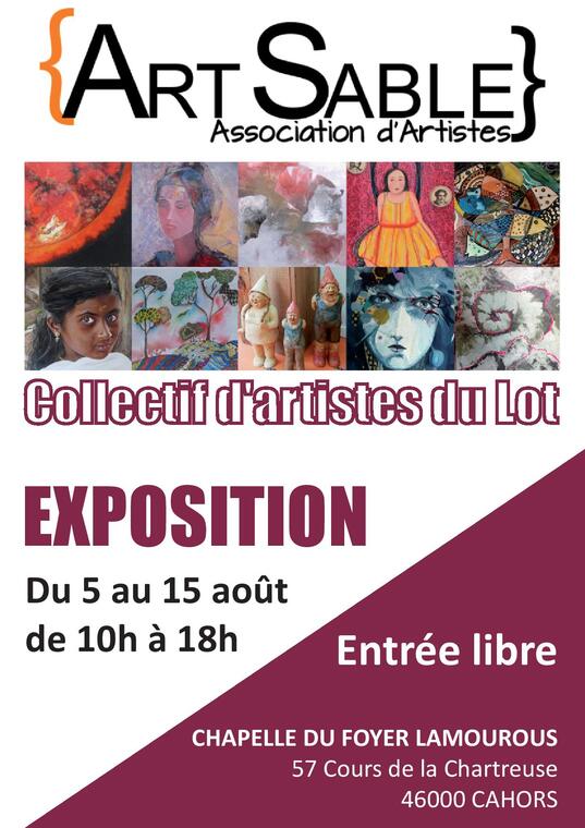 ARTSABLE EXPO foyer Lamourous