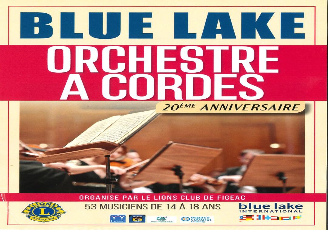 Blue lake