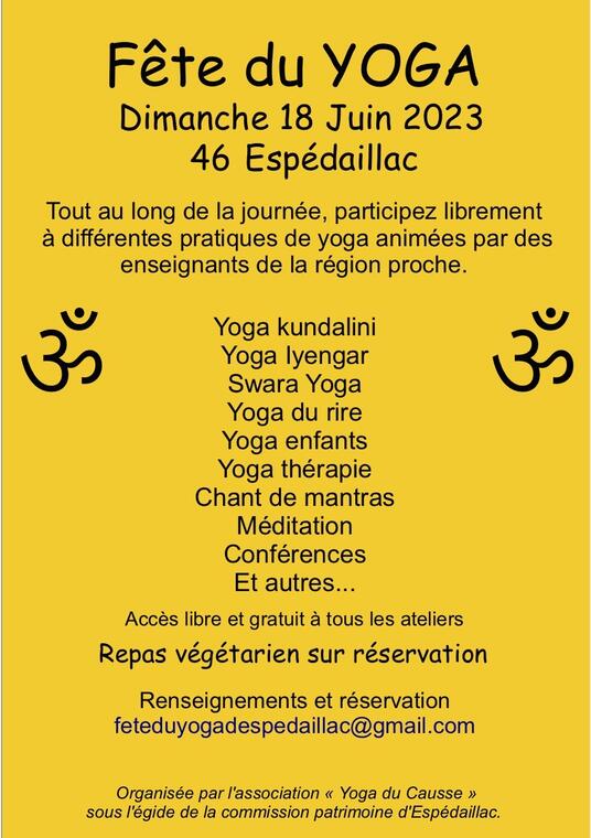Fete du yoga 2023