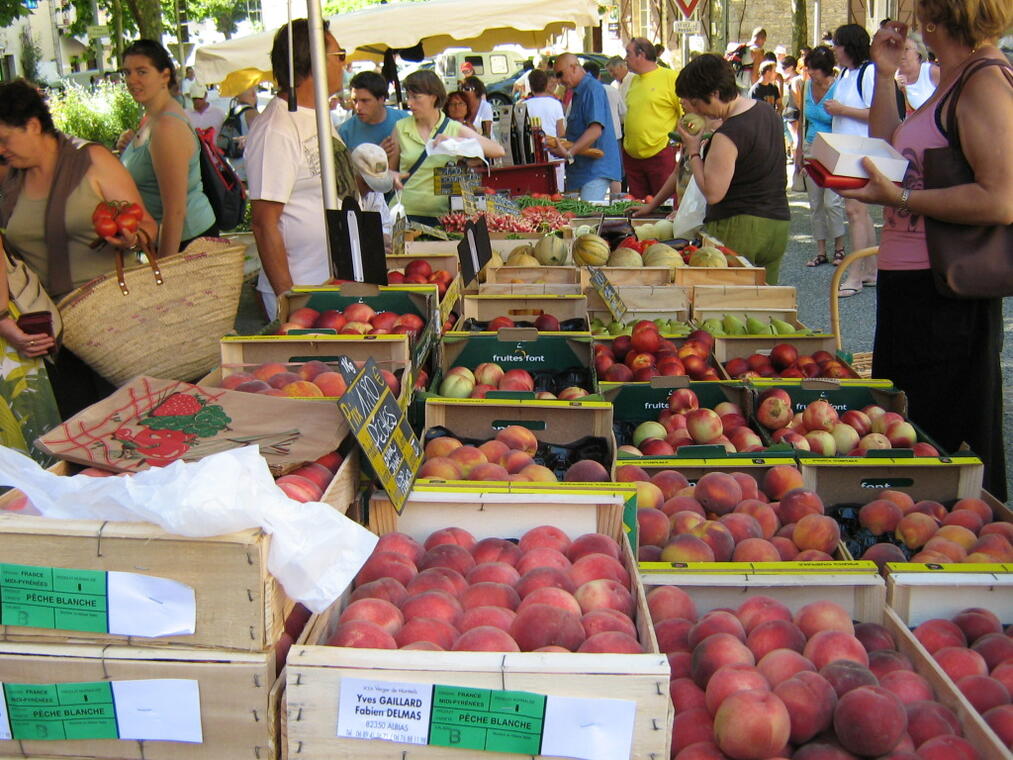 Marché fruits