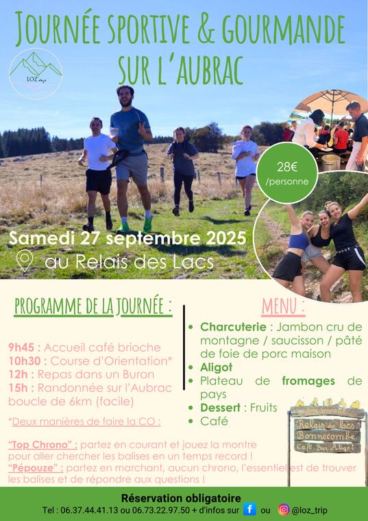 Journée sportive et gourmande sur l'Aubrac