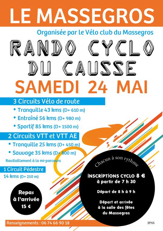 RANDO CYCLO DU CAUSSE 2025