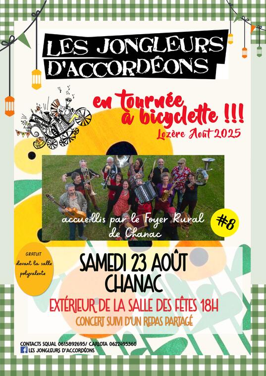 Affiche Soirée Guinguette Moderne Illustré Multicolore - 1