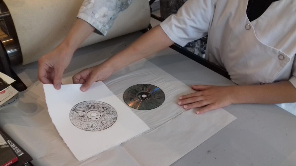Initiation à la Gravure sur CD enfant Atelier 2Bis
