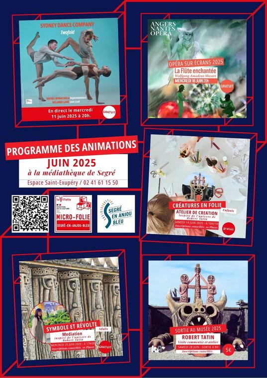 Affiches A3 - Programmation juin 2025 I