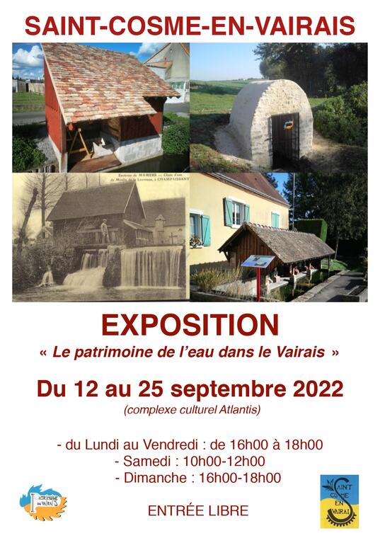 Exposition sur l'eau à Saint Cosme