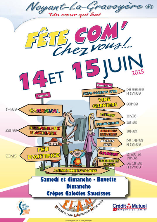 Fête com' chez vous-Noyant la Gravoyère-FMA-49