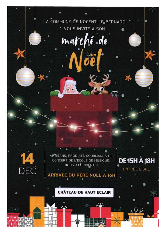 Marché Noël Nogent le B