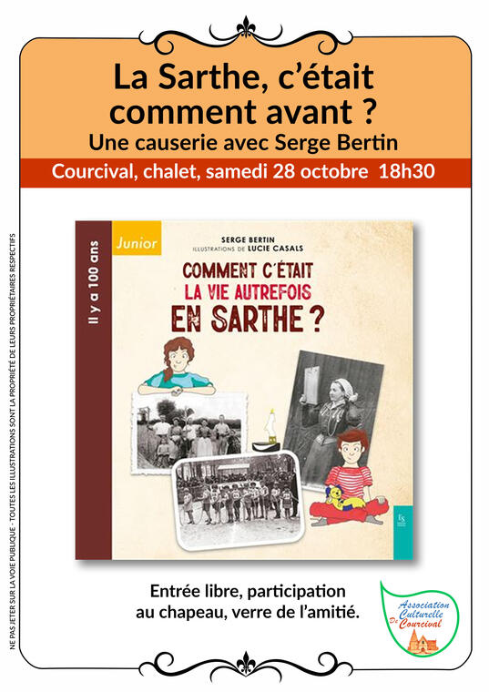 Poster Serge Bertin Courcival