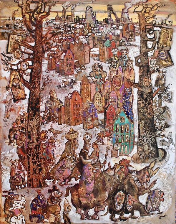 Un hiver halluciné 146 x 114 cm - copie