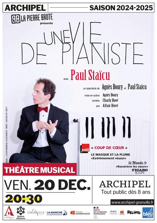 Spectacle une vie de pianiste 2024