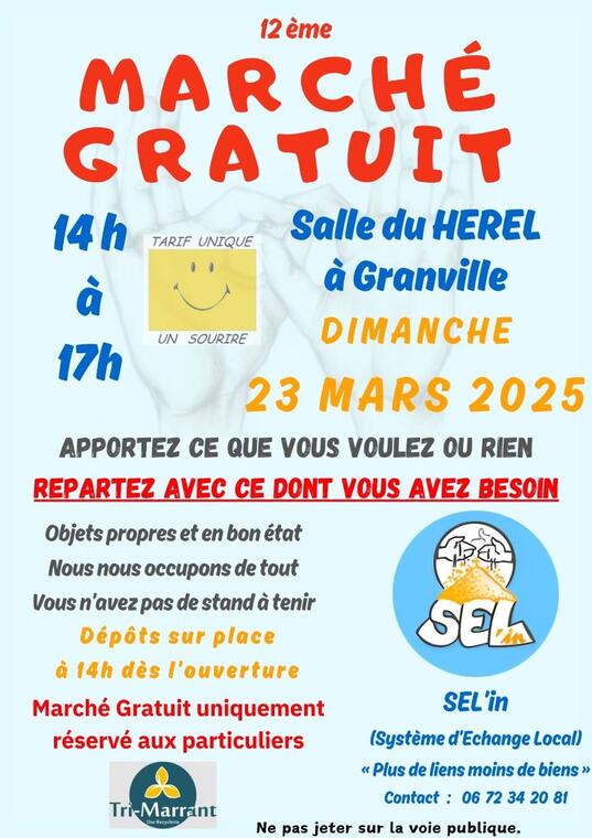 Marché Gratuit mars 2025