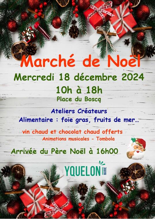 AFFICHE MARCHE NOEL 2024