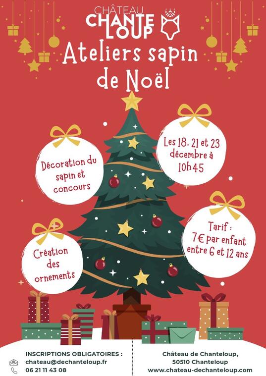 Affiche Noël Château de Chanteloup 2024