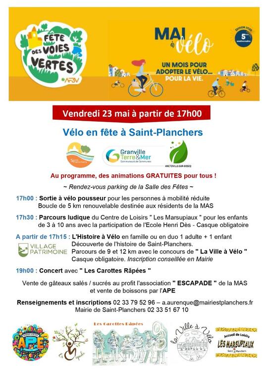 vélo en fête Saint-Planchers 2025