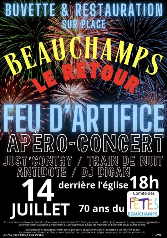 Beauchamps 14 juillet 2025