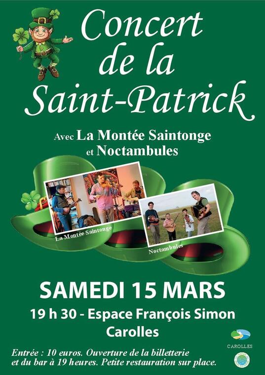 Concert Saint Patrick Carolles 2025